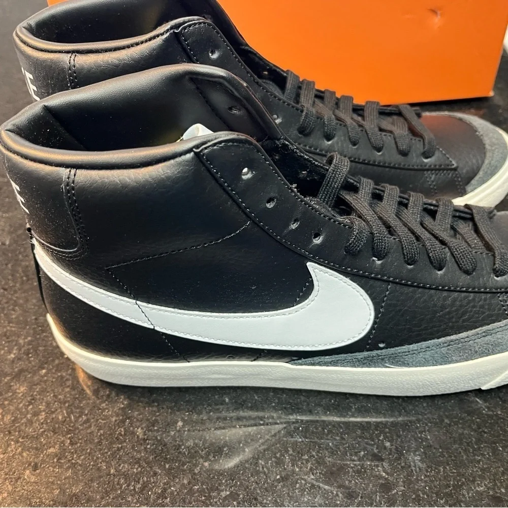 Nike Men's Blazer Mid '77 Vintage Shoes Black Sz 10.5